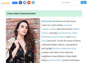 How wikimili.com looks like on a tablet such as an iPad.