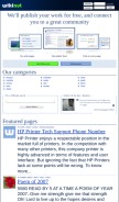 How wikinut.com looks like on a mobile device such as an iPhone.