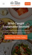 How wildalaskancompany.com looks like on a mobile device such as an iPhone.