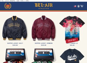 How willsmith.com looks like on a tablet such as an iPad.