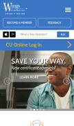 How wingsfinancial.com looks like on a mobile device such as an iPhone.