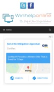 How winhelponline.com looks like on a mobile device such as an iPhone.