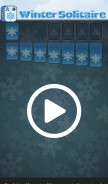 How wintersolitaire.com looks like on a mobile device such as an iPhone.
