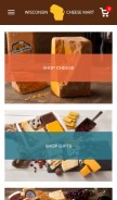 How wisconsincheesemart.com looks like on a mobile device such as an iPhone.