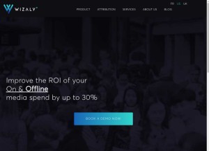 How wizaly.com looks like on a tablet such as an iPad.