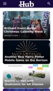 How wizardsunitehub.info looks like on a mobile device such as an iPhone.