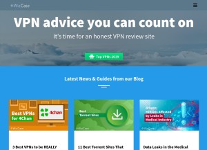How wizcase.com looks like on a tablet such as an iPad.
