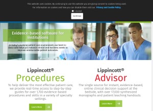 How wkhpe.com looks like on a tablet such as an iPad.