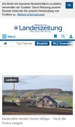 How wlz-online.de looks like on a mobile device such as an iPhone.