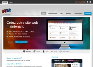 How wmaker.net looks like on a tablet such as an iPad.
