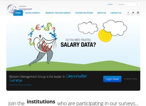 How wmgnet.com looks like on a tablet such as an iPad.