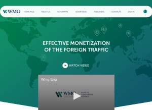 How wmgroup.us looks like on a tablet such as an iPad.