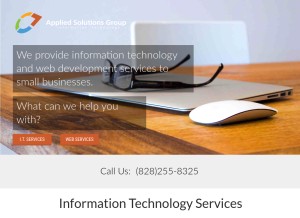 How wncit.com looks like on a tablet such as an iPad.