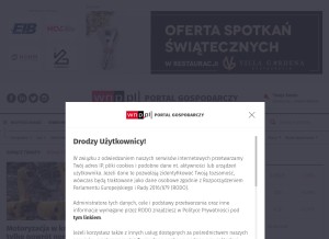 How wnp.pl looks like on a tablet such as an iPad.