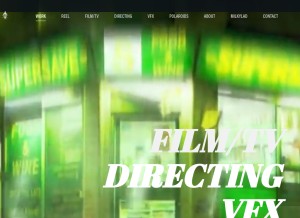 How wonderfilmpictures.com looks like on a tablet such as an iPad.