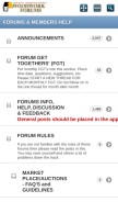 How woodworkforums.com looks like on a mobile device such as an iPhone.