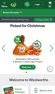 How woolworths.media looks like on a mobile device such as an iPhone.