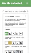 How wordleunlimitd.com looks like on a mobile device such as an iPhone.