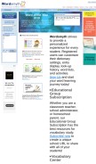 How wordsmyth.net looks like on a mobile device such as an iPhone.