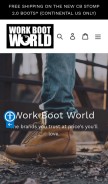 How workbootworld.com looks like on a mobile device such as an iPhone.