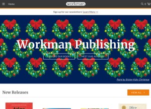 How workman.com looks like on a tablet such as an iPad.