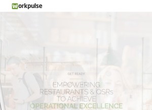 How workpulse.com looks like on a tablet such as an iPad.