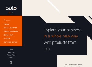How worldoftulo.com looks like on a tablet such as an iPad.