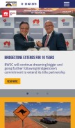 How worldsolarchallenge.org looks like on a mobile device such as an iPhone.