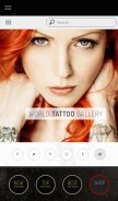 How worldtattoogallery.com looks like on a mobile device such as an iPhone.