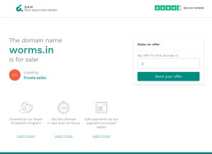 How worms.in looks like on a tablet such as an iPad.