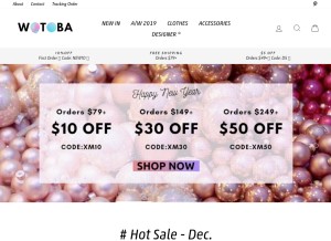 How wotoba.com looks like on a tablet such as an iPad.