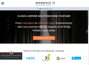 How wowrack.com looks like on a tablet such as an iPad.