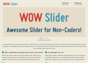 How wowslider.com looks like on a tablet such as an iPad.