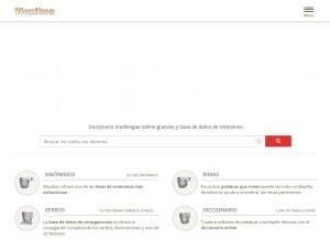 How woxikon.cl looks like on a tablet such as an iPad.