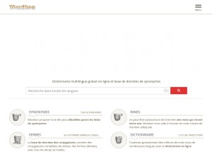 How woxikon.fr looks like on a tablet such as an iPad.