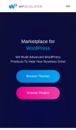 How wpdeveloper.net looks like on a mobile device such as an iPhone.