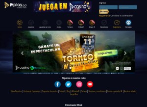 How wplay.co looks like on a tablet such as an iPad.