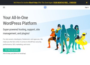 How wpmudev.org looks like on a tablet such as an iPad.