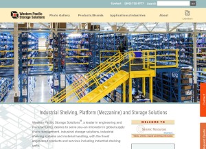 How wpss.com looks like on a tablet such as an iPad.