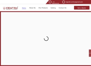 How wrappingmachinemanufacturers.com looks like on a tablet such as an iPad.