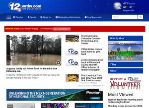 How wrdw.com looks like on a tablet such as an iPad.