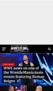 How wrestlingnews.co looks like on a mobile device such as an iPhone.