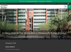 How wrmeadows.com looks like on a tablet such as an iPad.
