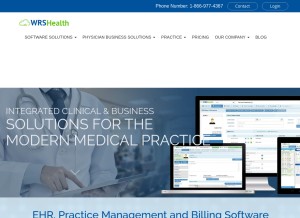 How wrshealth.com looks like on a tablet such as an iPad.