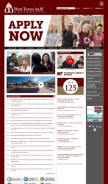 How wtamu.edu looks like on a mobile device such as an iPhone.