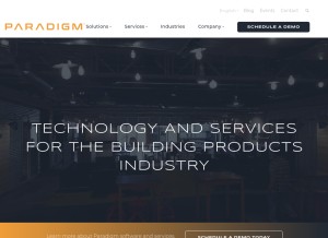 How wtsparadigm.com looks like on a tablet such as an iPad.