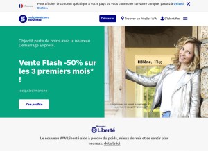 How ww.com looks like on a tablet such as an iPad.