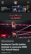 How wwe.com looks like on a mobile device such as an iPhone.