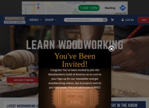 How wwgoa.com looks like on a tablet such as an iPad.