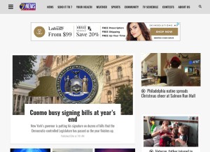 How wwnytv.com looks like on a tablet such as an iPad.